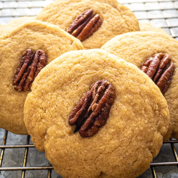 Stack of Maple-Pecan Cookies