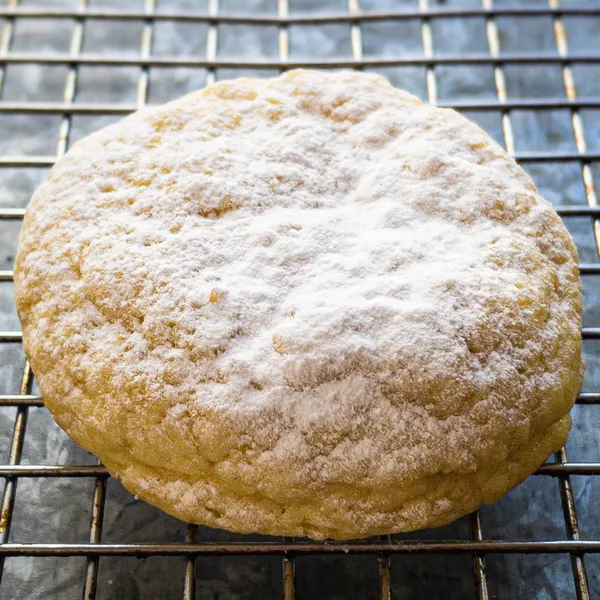 Soft Lemon Cookies close up